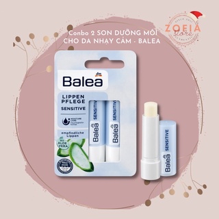 Combo 2 son dưỡng môi cho da nhạy cảm BALEA ĐỨC