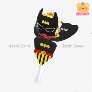 Giấy Thiệp Trang Trí Kẹo Mút Hình Siêu Anh Hùng Batman Azzin Store