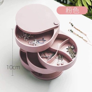 (SỈ = LẺ XẢ KHO, FREE SHIP) Hộp Đựng Trang Sức Có Thể Xoay Được Tiện Dụng