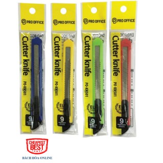 Dao trổ, dao rọc giấy nhỏ 9mm PO-KN501