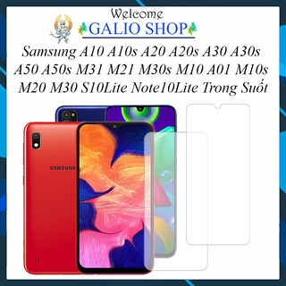 Cường lực samsung A10 A10s A20 A20s A30 A30s A50 A50s M31 M21 M30s M10A01M10sM20M30 S10Lite Note10Lite Trong Suốt [THT]