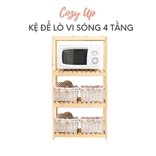 KỆ ĐỂ LÒ VI SÓNG 4 TẦNG Dài 60 x Cao 114 cm