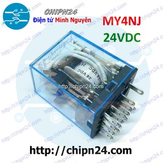 [1 CON] Relay Kiếng MY4NJ 14 chân 5A 24VDC (MY4N-J HH54P)