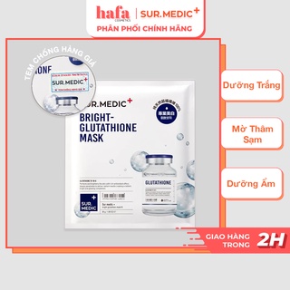 Mặt Nạ Dưỡng Trắng Da, Giảm Thâm Nám Chuyên Sâu Sur.Medic+ Bright Glutathione Mask 30g _ SUR.MEDIC+ Chính Hãng