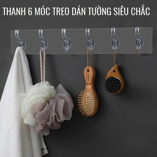 [FREESHIP❤️] THANH 6 MÓC DÁN TREO TƯỜNG SIÊU CHẮC CHẮN