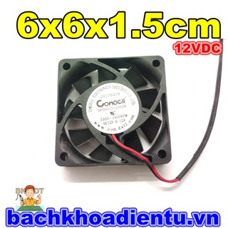 Quạt tản nhiệt DC 12V 6x6x1.5cm