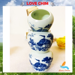 Cóng sứ chim chào mào , Phụ kiện lồng chim LOVECHIM