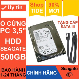 Ổ cứng HDD 3.5" Seagate 500GB  – Chính Hãng – Mới 99% Tháo máy đồng bộ – Bảo hành 1 - 24 tháng