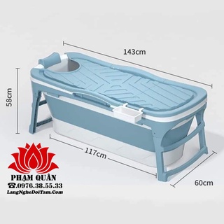bồn tắm gấp gọn, bồn tắm cho cả gia đình Dài 143cm