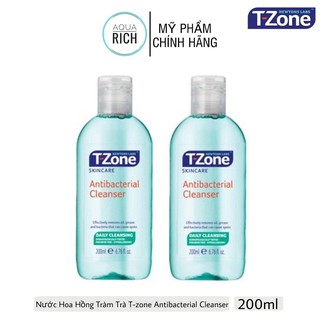 Nước Hoa Hồng Se Lỗ Chân Lông Tràm Trà T-zone Antibacterial Cleanser 200ml