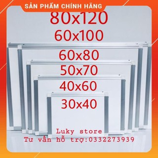 BẢNG FOOC MICA TRẮNG 30 x 40CM VIẾT BÚT LÔNG FREE SHIP Tặng đinh vít treo bảng