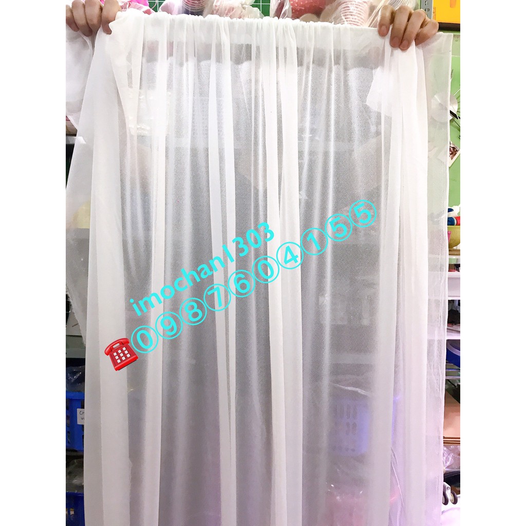 Vải lụa dùng làm background, phông rèm sinh nhật