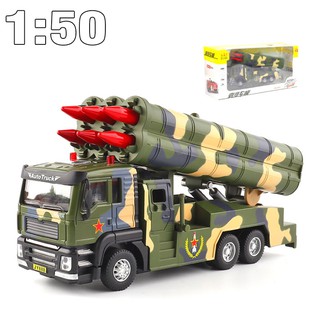 Mô hình xe quân sự 1:50 xe bằng hợp kim và nhựa có âm thanh và đèn