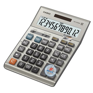 Máy Tính Casio DM1200 Cỡ Lớn Mặt Kim Loại Chính Hãng [BH 7 năm]