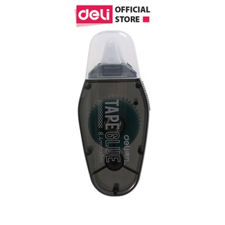 Băng dính 2 mặt trong suốt dạng bút xóa kéo Deli 7328