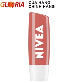 [Mã COSGLORIAT3 -8% đơn 250K] Son Dưỡng Ẩm NIVEA Sắc Cam Hương Đào Peach Shine 4.8g - 85031