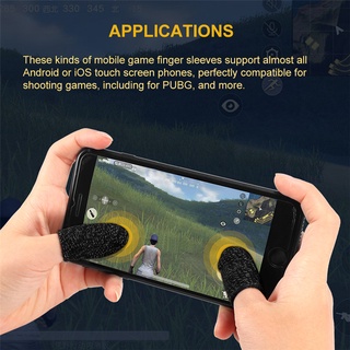 Cặp găng ngón tay chơi game PUBG trên điện thoại cảm ứng chống bám mồ hôi thoáng khí tiện lợi