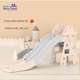 Cầu trượt trẻ em trong gia đình đa chức năng dài 181 cm