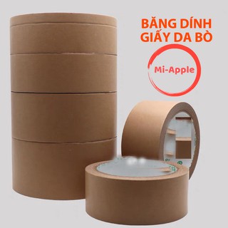 [GIAO HÀNG HỎA TỐC] Băng dính Kraft – Băng dính giấy da bò –Dùng vá thùng carton khổ 5cm x 50m