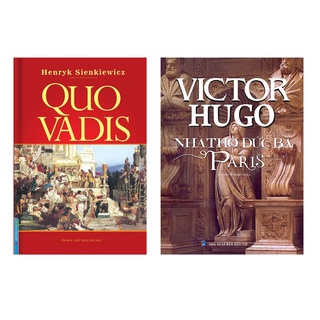 Sách-Combo2c Quo Vadis + Nhà thờ đức bà Paris (bìa cứng) mt