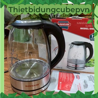 Ấm Siêu Tốc Thủy Tinh SUNHOUSE SHD1217 Chính Hãng ( Bảo Hành 12 Thàng ).