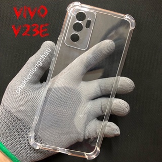Ốp Lưng Vivo V23e / S10e 5G Dẻo Trong Suốt Chống Sốc Có Gù Bảo Vệ 4 Gốc