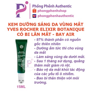 KEM MẮT 3 BI LĂN YVES ROCHER ELIXIR BOTANIQUE ILLUMINATING ROLL 15ML VỢT SALE