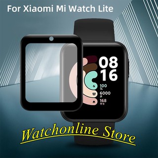 Miếng Dán Full Màn hình Mi Watch Lite cong 3D viền đen
