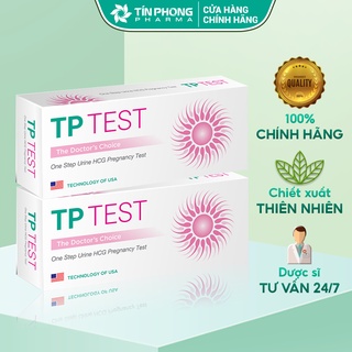 Que Thử Thai TP Test Chính Hãng, Nhanh chóng, Độ Chính Xác Cao, An Toàn Dễ Sử Dụng Hộp 1 Que TVT003