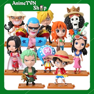(Có lẻ) Set 10 Mô hình Fingure Anime/Manga One Piece - Đảo hải tặc Phong cách chi bi Siêu xinh