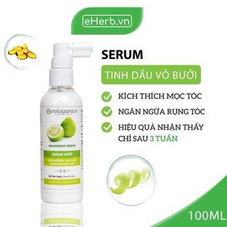 Tinh Dầu Bưởi [GIẢM RỤNG 100%] Xịt Bưởi Milaganics Chính Hãng - Kích Mọc Tóc - Dưỡng Tóc Dài Nhanh
