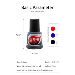[Mã LIFEBOOK2 giảm 10% đơn 0Đ] Mực lông bảng Baoke [36ml]