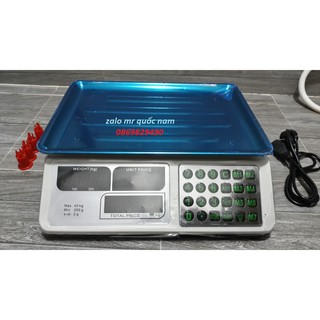 Cân Điện Tử Tính Tiền 40Kg - Phím Bọc Thép