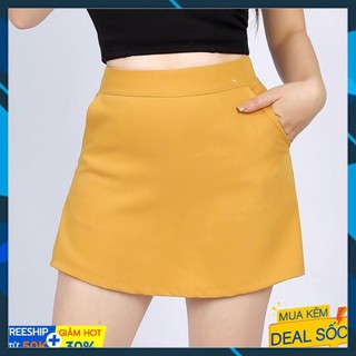 Quần giả váy chữ A cao cấp,Quần đùi váy trẻ trung tôn chân dài miên man chất vitex mã 205