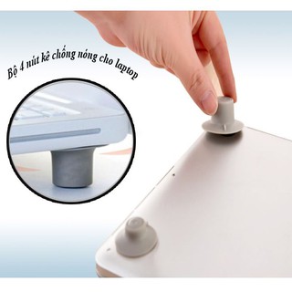Bộ 4 Nút Kê Silicon Chống Nóng – Tản Nhiệt Cho Laptop