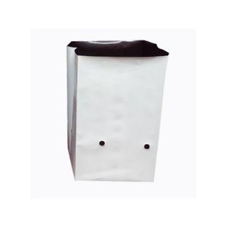 20 cái Túi PE 2da trắng đen chống tia  UV size 20x40cm chuyên trồng dưa lưới, gừng, rau chuyên dụng trong nhà màng