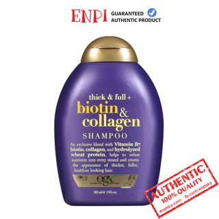 Dầu gội OGX Thick &amp; Full + Biotin &amp; Collagen Shampoo
