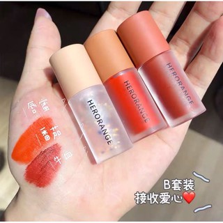 SÉT 3 CÂY SON HEORANGE LÙN BẢN MINI SIÊU XINH