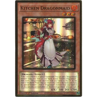 Thẻ bài Yugioh - TCG - Kitchen Dragonmaid / MAGO-EN022'