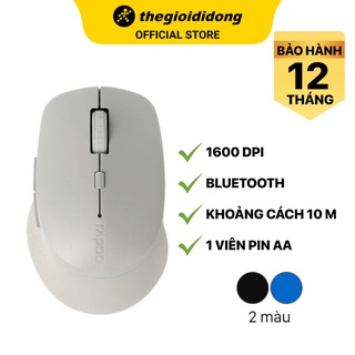 Chuột Không Dây Silent Rapoo M300 1600 DPI - Hàng chính hãng - BH 24 tháng