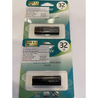 Usb Apacer 3.1 AH25B 32GB màu đen.