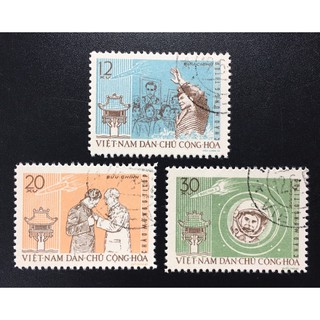 Bộ Tem Bắc Việt Nam 1962 - 3 con.