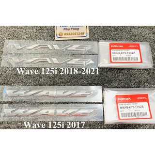 Tem chữ nổi Wave 125i chính hãng Honda Thailan (1 cặp)