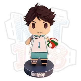 Mô hình giấy Anime Game Chibi Tooru Oikawa - Haikyuu!!
