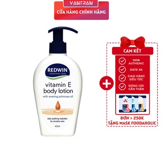 SỮA DƯỠNG THỂ REDWIN BODY LOTION WITH VITAMIN E AND EPO 400ML