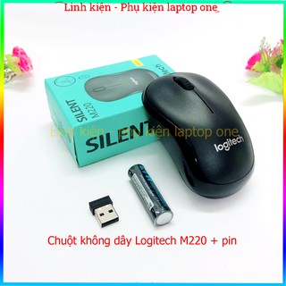 Chuột không dây  Logitech m220 loại tốt không tiếng ồn (giảm đến 90%), hàng chính hãng ( bảo hành 6 tháng )