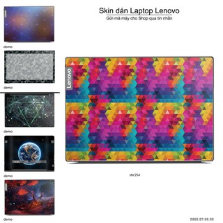 Skin dán Laptop Lenovo in hình spectrun - stic254 (inbox mã máy cho Shop)