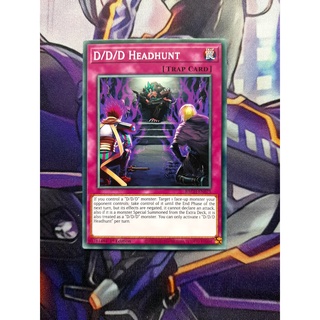 [ ĐỖ LẠC SHOP ] Thẻ Bài Yugioh TRAP D/D/D Headhunt - BACH-EN075 - Common 1st Edition