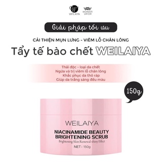 Kem tẩy tế bào chết Weilaiya, loại bỏ tế bào chết, sạch sau dịu nhẹ cho da. Hộp 150g