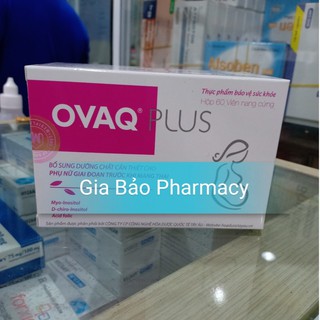 Hỗ trợ mang thai OVAQ PLUS hộp 60 viên